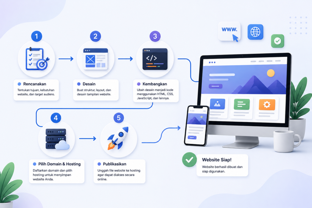 cara membuat website